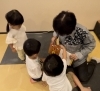 仕掛け絵本の読み聞かせ♪子どもは絵本だいすきです！「南区吉祥院いきいき市民活動センターでの英語リトミックレッスンのチラシができました！【京都市南区＆下京区のピアノ教室•リトミック教室】」