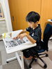 新しい発見をする子供の顔「月1回のSpecial Dayで「こども新聞」作文に挑戦しました」