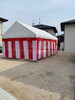 西条町寺家　地鎮祭「東広島市西条町 寺家 で地鎮祭の設営を行いました！暑くなったので、紅白幕も衣替えです！夏仕様～！！西条駅北口　ここの宅地もそろそろ終わりかな？レンタルほり」