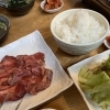 『焼肉　哲』のたれタン定食