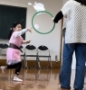 敵の忍者に手裏剣をえぃっ!めちゃ楽しい!「吉祥院&下京区で無料体験レッスン予約受付中❗️リトミック・英語リトミック・ベビーリトミック🎵【南区&下京区のピアノ音楽教室】」