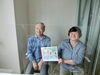 似顔絵コーナー「先月の敬老会のイベント似顔絵コーナーが読売タウンの記事になりました。」