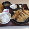 和牛ビーフカツ&エビフライ定食