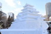 ❹８丁目：会津 鶴ヶ城（雪のＨＴＢ広場）「第76回（2026）さっぽろ雪まつり、大通会場のご紹介」
