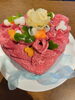 「父の日や記念日に！黒毛和牛の肉ケーキ全国配送承ります」