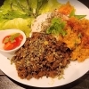 エゾ鹿キーマと豆のカレーの2種盛り