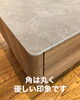 木製シート部分はナチュラルカラーもあります「【入荷しました】　ナチュラルインテリア　ローボード　テレビボード　リビングテーブル　セラミック天板　モダンリビング　【下諏訪町おしゃれ家具＆雑貨店】」