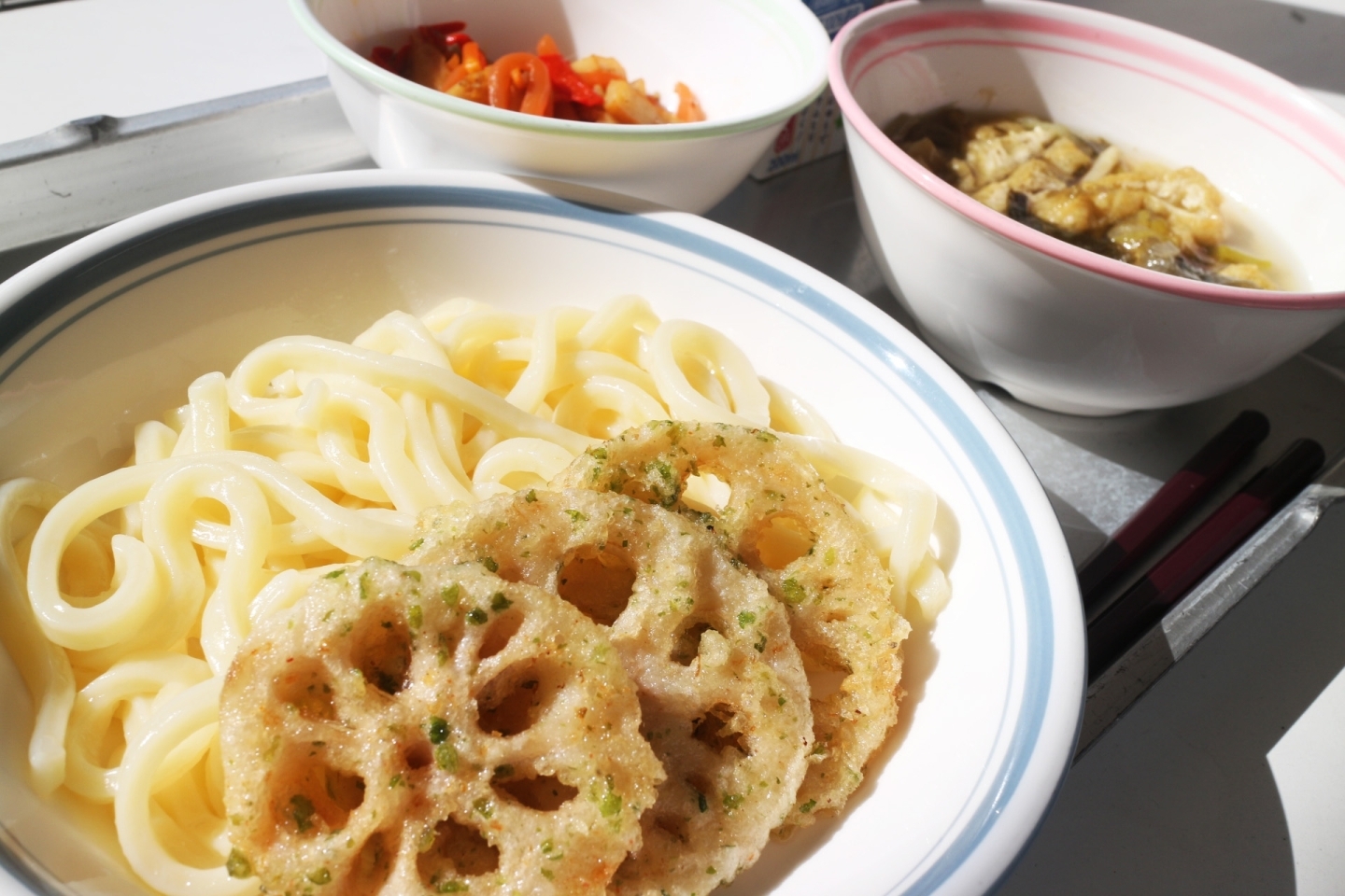 志木市に 舟運いろはうどん が誕生 市内の小中学校で子供たちが試食 まいぷれ編集部が行く まいぷれ 朝霞 志木 新座 和光