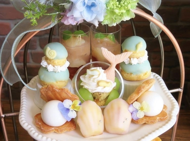 「8月のアフタヌーンティー『Under the Sea Afternoon Tea』 のスウィーツ Vol.4」