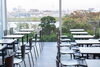 見晴らしのいい「カフェ・キキ」「【11/3オープン！】話題の「魔法の文学館」お披露目会に行ってきました！」