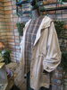 「♬INTRO AUTUMN WINTER！温度差対応の薄手コートとレトロチェック柄チュニックで楽しむ秋のおすすめファッションですよ」
