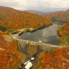 【小国町】自然がいっぱい！「横川ダム　白い森おぐに湖とその周辺」