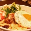 煮込みハンバーグのロコモコ丼