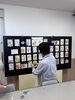 バランスを考え展示の様子「【心に響く絵手紙展】〜絵手紙サークル新明さん💌」