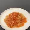 ガーリックトマトソースパスタ