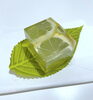 お楽しみ！今日のお稽古和菓子は爽やかなレモン羹🍋「【中央区　茶道教室】【銀座　茶道教室】【洋室茶道教室】ご自宅でお盆のお茶を愉しむお稽古」