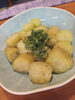 出汁が効いた、旬を味わう煮物「翡翠なすと皮のきんぴら、できました🍆」