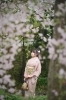 桜と調和し、幻想的な思い出が作れる「桜咲く宇治へ—淡いピンクの訪問着でお一人撮影のひととき」