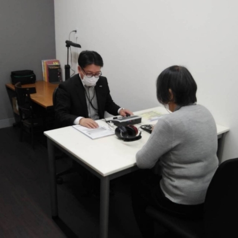 聴力検査「四国中央市での『聞こえの相談』『補聴器の試用』はエルふたば長津店へ　　☆聴力測定スペースを新設しました」