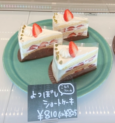 こひろファームさんのいちごのショートケーキ「甲賀市水口町内にあるcafe」
