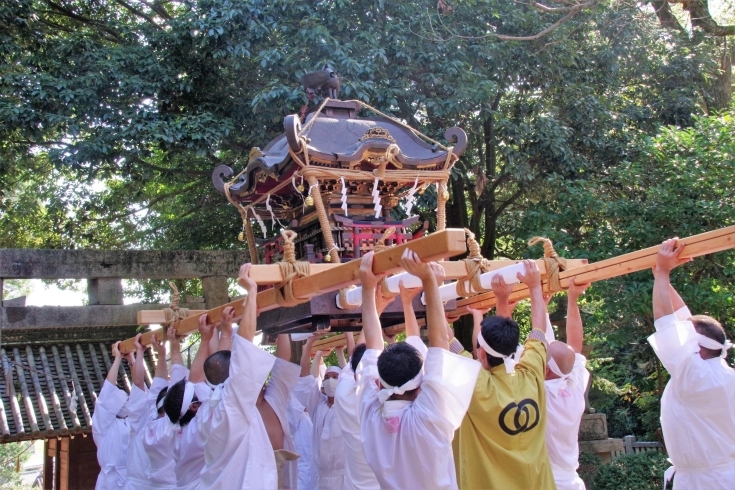 「秋季大祭が滞りなく行われました。」