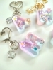 金具の色を選べます✨「🌈とっても使いやすいミニサイズのイニシャルキーホルダー販売中です🌈」