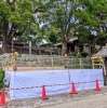仮説ステージの設営に携わらせていただきました「本日(7/23)の仕事現場」