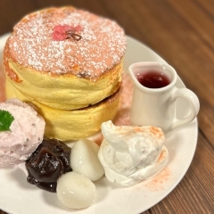 【期間限定】桜パンケーキ