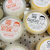Pure chaos. GOGO Pudding & GOGO Annin Tofu.「【6月17日】幸崎川沿いののどかな初夏風景♪ご会食用特別お膳のご予約＆美味しすぎて「もはやカオス」なGOGOシリーズ 🍱☁️」