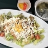 豚肉の味噌醤油麹サラダごはん