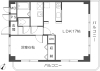 東南角部屋の１ＬＤＫ　バルコニーも広々「インターネット無料　リノベーション済　東南角部屋の１ＬＤＫです」