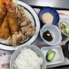 エビフライ・唐揚げ定食