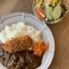 牛すじカレー(クリームコロッケ)