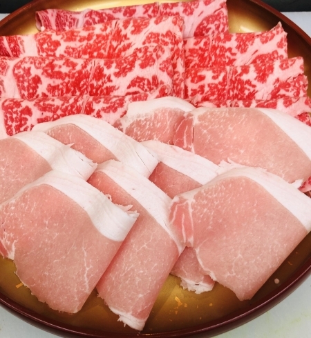 しゃぶしゃぶのお肉。一人前でこのボリューム‼︎「ご慶事・ご法事・少人数でのご会食・ご家族でのお食事に最適。ご予約承り中。」