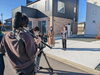 良いお天気で撮影もスムーズ♪「FBSプレミアムの取材を受けました！」