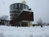 「水の駅「ビュー福島潟」積雪状況(2021年1月13日)」