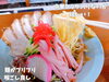 「南魚沼市の町中華、城山本でさんの、焼豚たっぷりの冷やし中華！季節限定なので、是非食べてみて。」