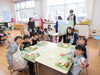 給食もみんなで食べたよ！「お別れ会とひなまつり会」