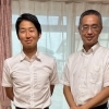 下山静之勝央町議会議員と子育てと福祉について熱く語りました！