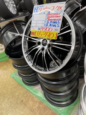 「【中古タイヤアルミ】19ｲﾝﾁ/4本セット  ￥16,390」