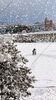 近所の親子が雪だるま作っていました「 ＊2020ありがとうございました＊」