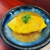焼き茄子のすり流し餡掛けのオムライス