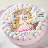 ●カラーが選べるイラストケーキ（5色からお好きなカラーが選べます。）