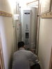 保温筒も巻きあとは、ペンキで仕上げて完成です。「工事事例集Vol.4（丸形・電気温水器）」
