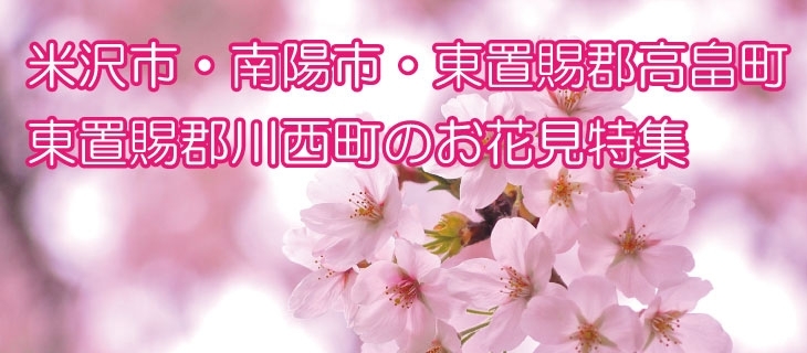 お花見するならここ 米沢市 南陽市 東置賜郡高畠町 東置賜郡川西町の桜特集 まいぷれ 米沢