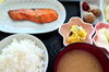 鮭の塩焼き「久々にランチ」