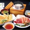 お刺身と天ぷら盛り合わせ定食
