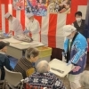 【親光のエントランス】マグロ解体ショーの様子④「【イベントで彩る日々】特別養護老人ホームの素敵な時間　」