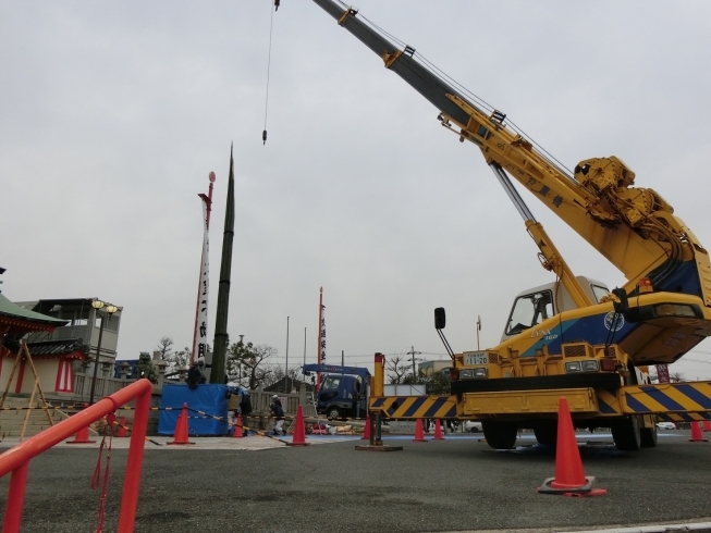 「毎年恒例！！　成田山大阪別院　明王院　門松設置作業 in2020」