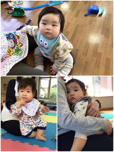 ほっぺたぷくぷくの皆さん。「子育て力アップ講座「乳幼児の救命講座」を開催しました。」